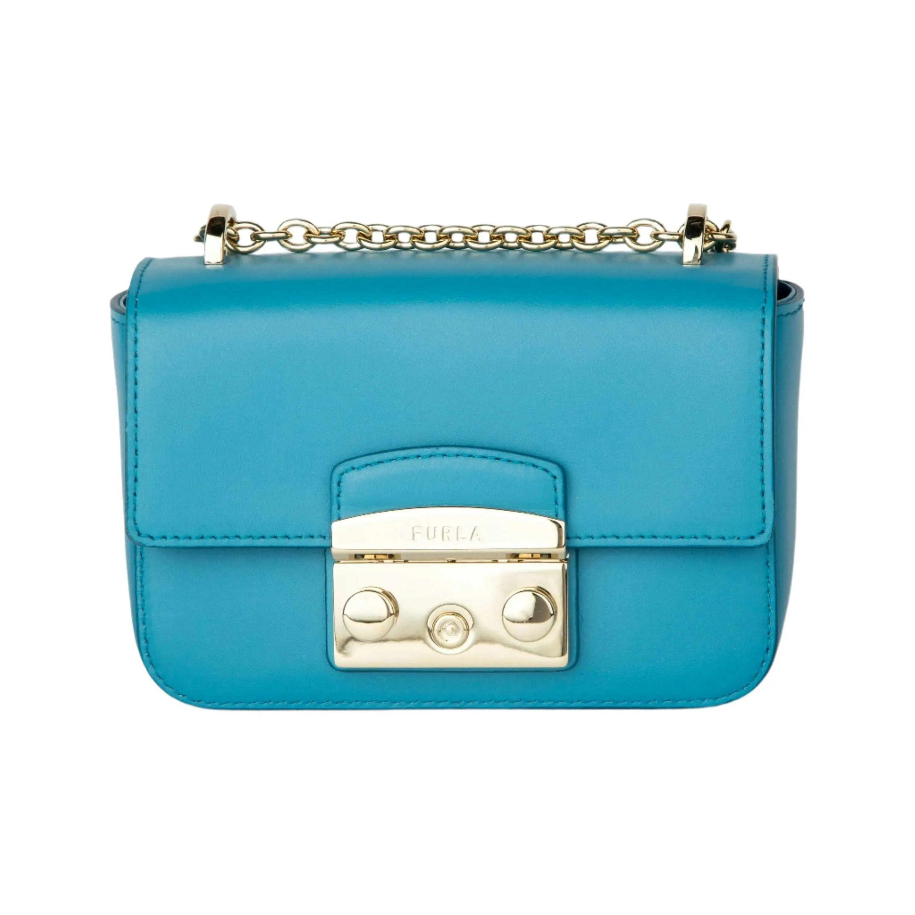 Furla Metropolis Mini Crossbody - Ocean Blue