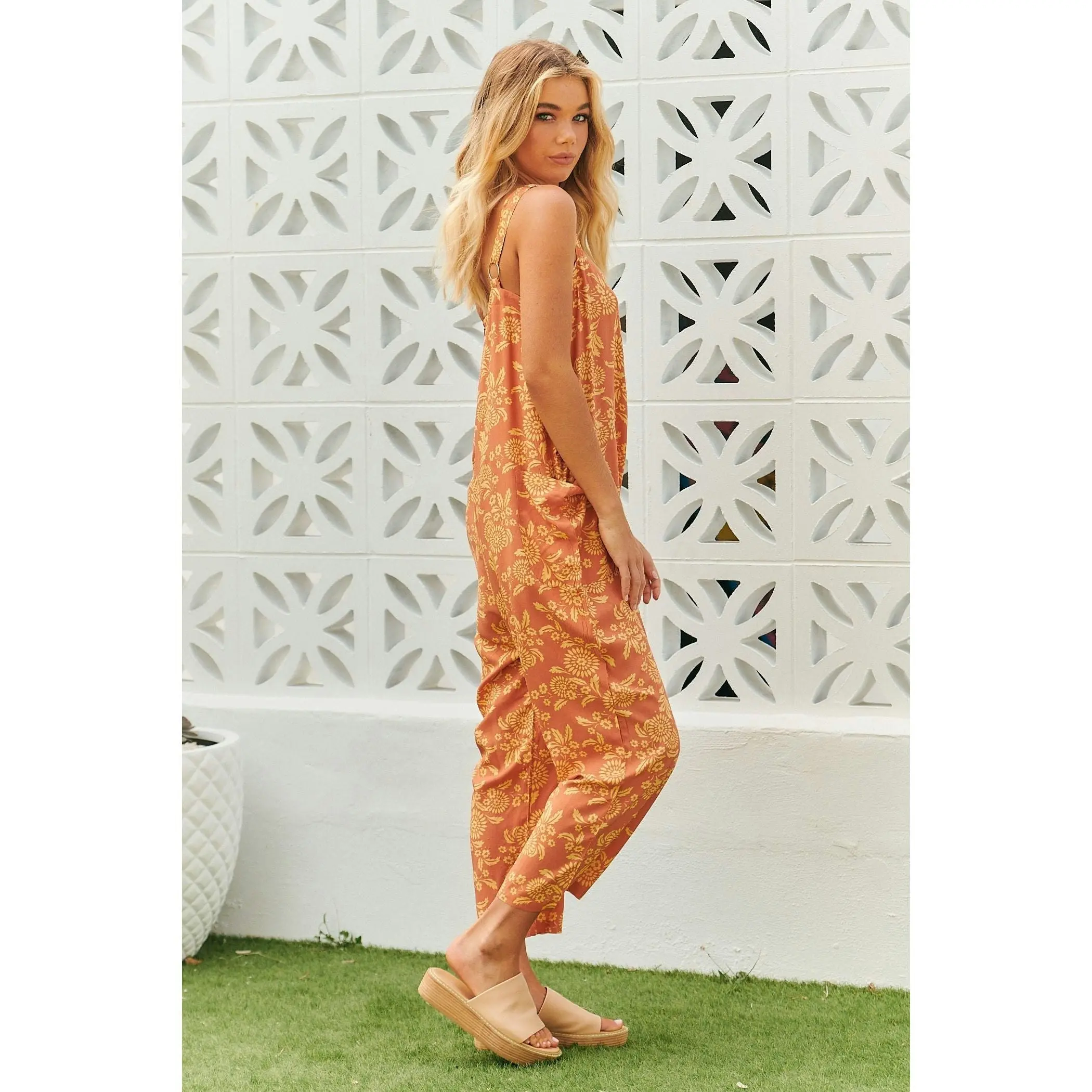 Jaase Day Dream Sun Print Zandra Jumpsuit