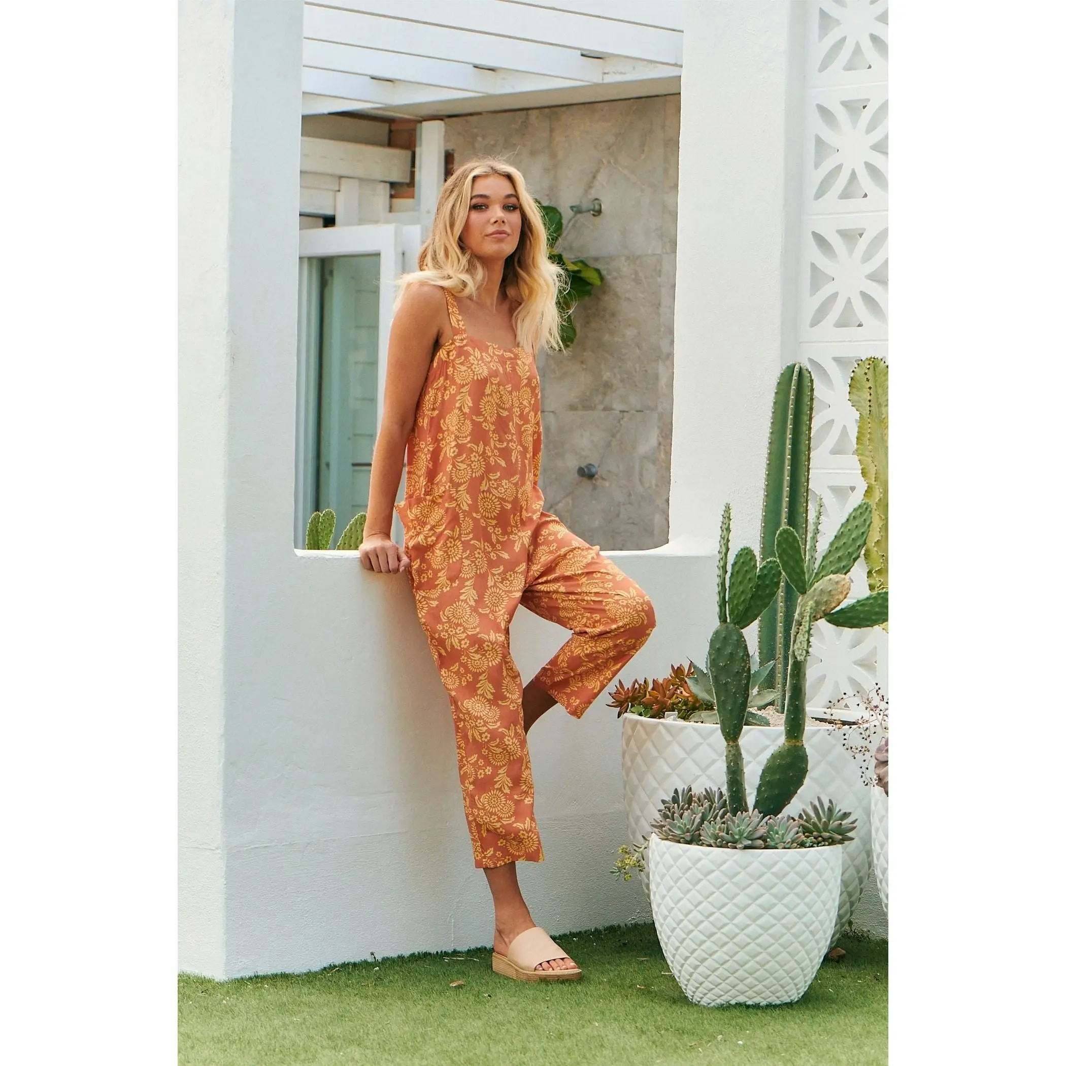 Jaase Day Dream Sun Print Zandra Jumpsuit