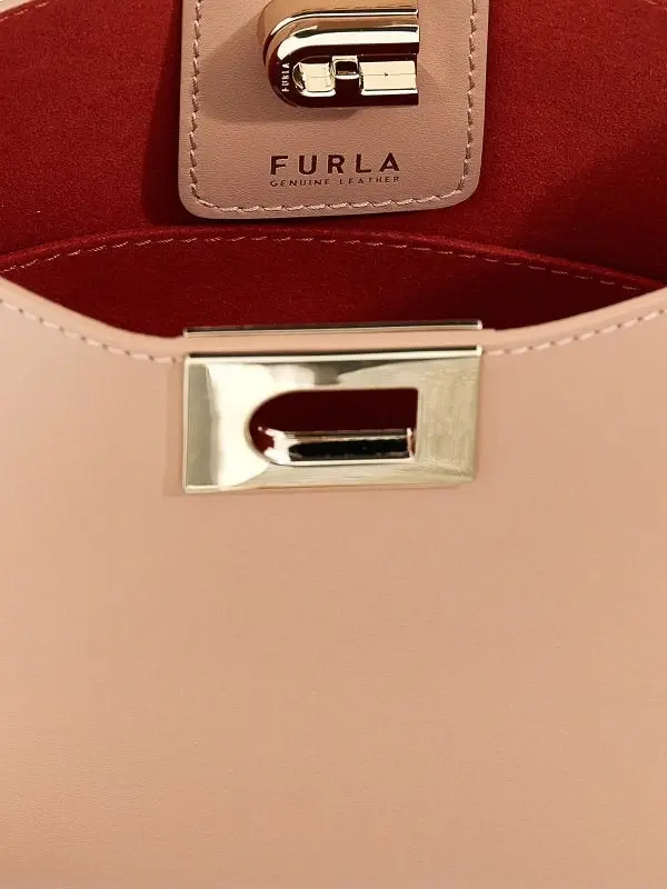 Furla Fleur Shoulder Bag - Beige