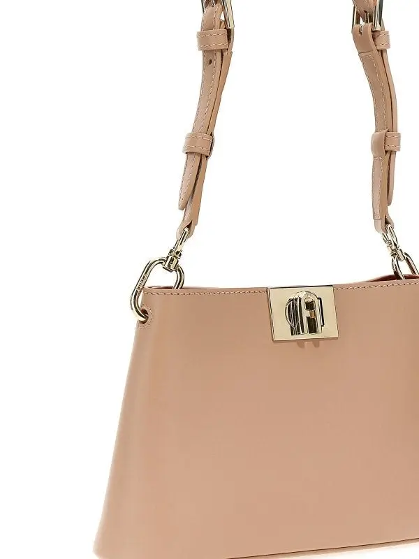 Furla Fleur Shoulder Bag - Beige