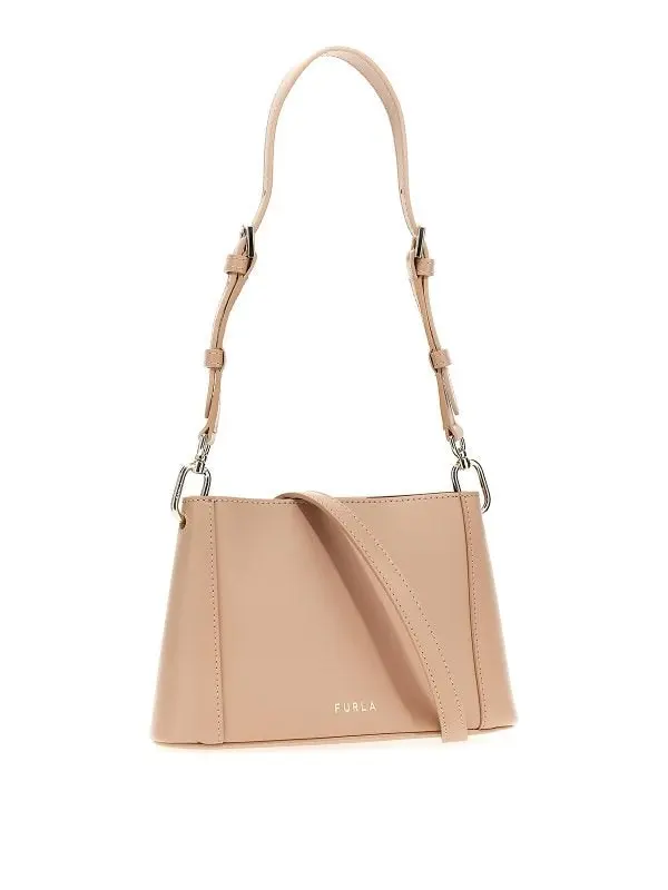 Furla Fleur Shoulder Bag - Beige