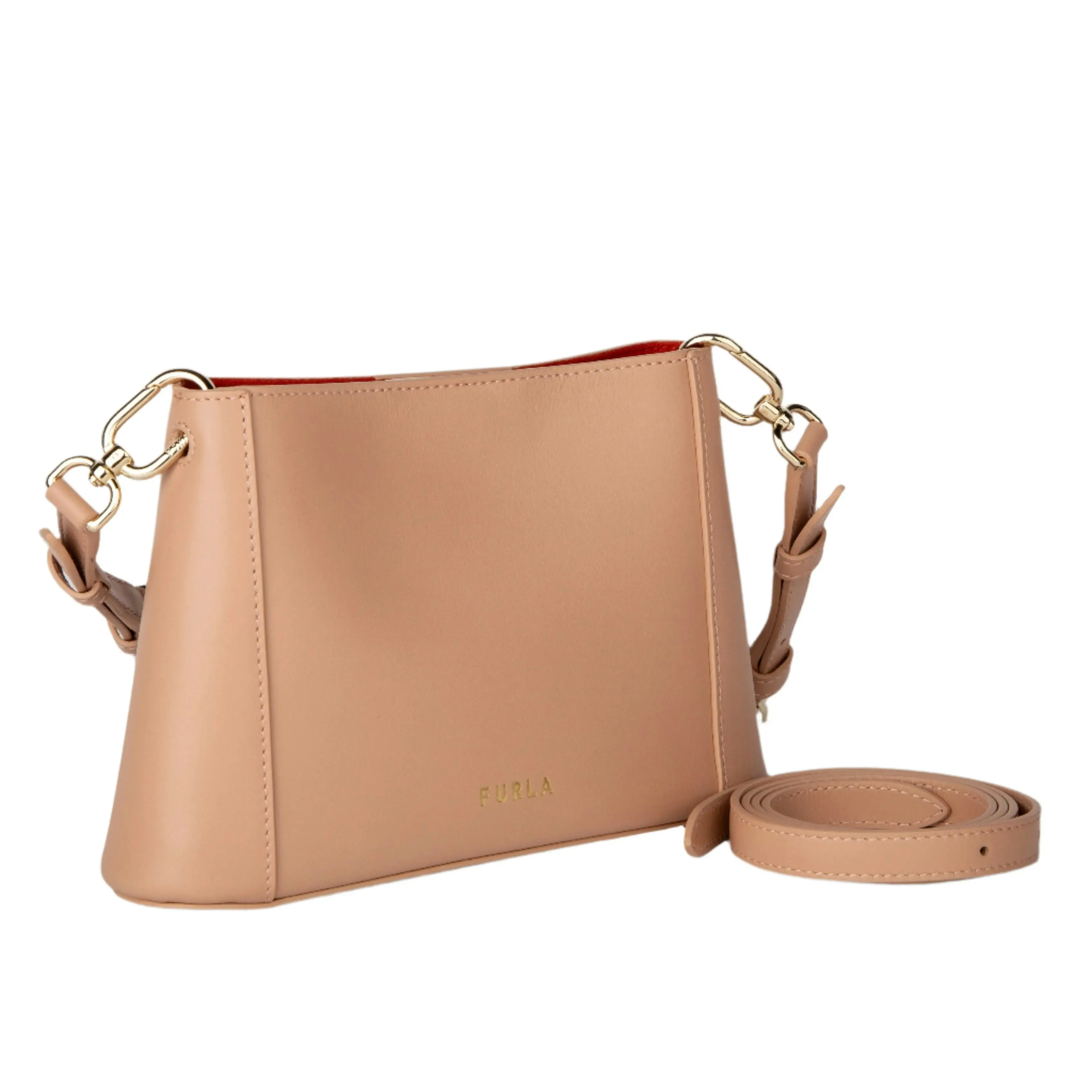 Furla Fleur Shoulder Bag - Beige