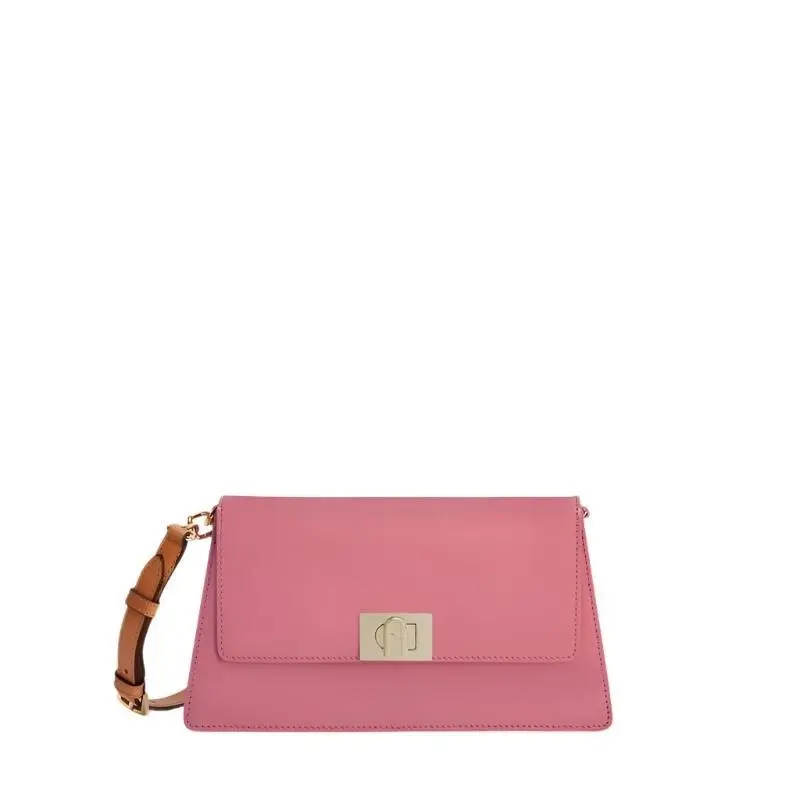 Furla Zoe Patent Crossbody Bag - Pink