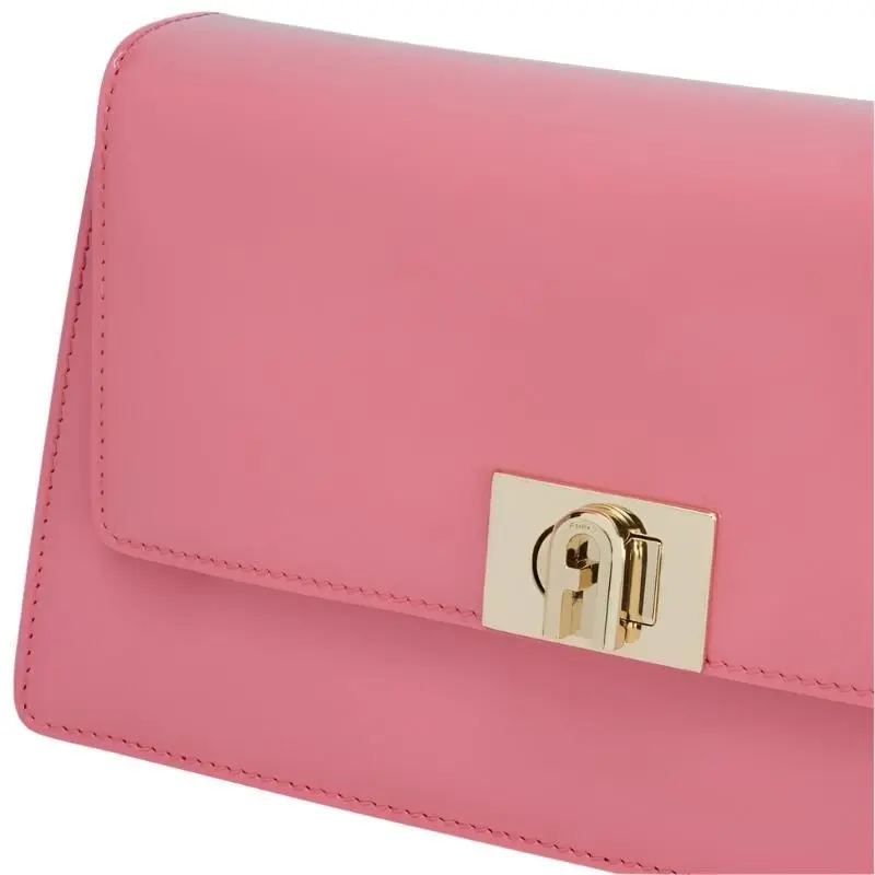 Furla Zoe Patent Crossbody Bag - Pink