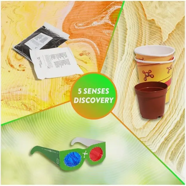 Popular Science 5 Senses Discovery Lab Kit