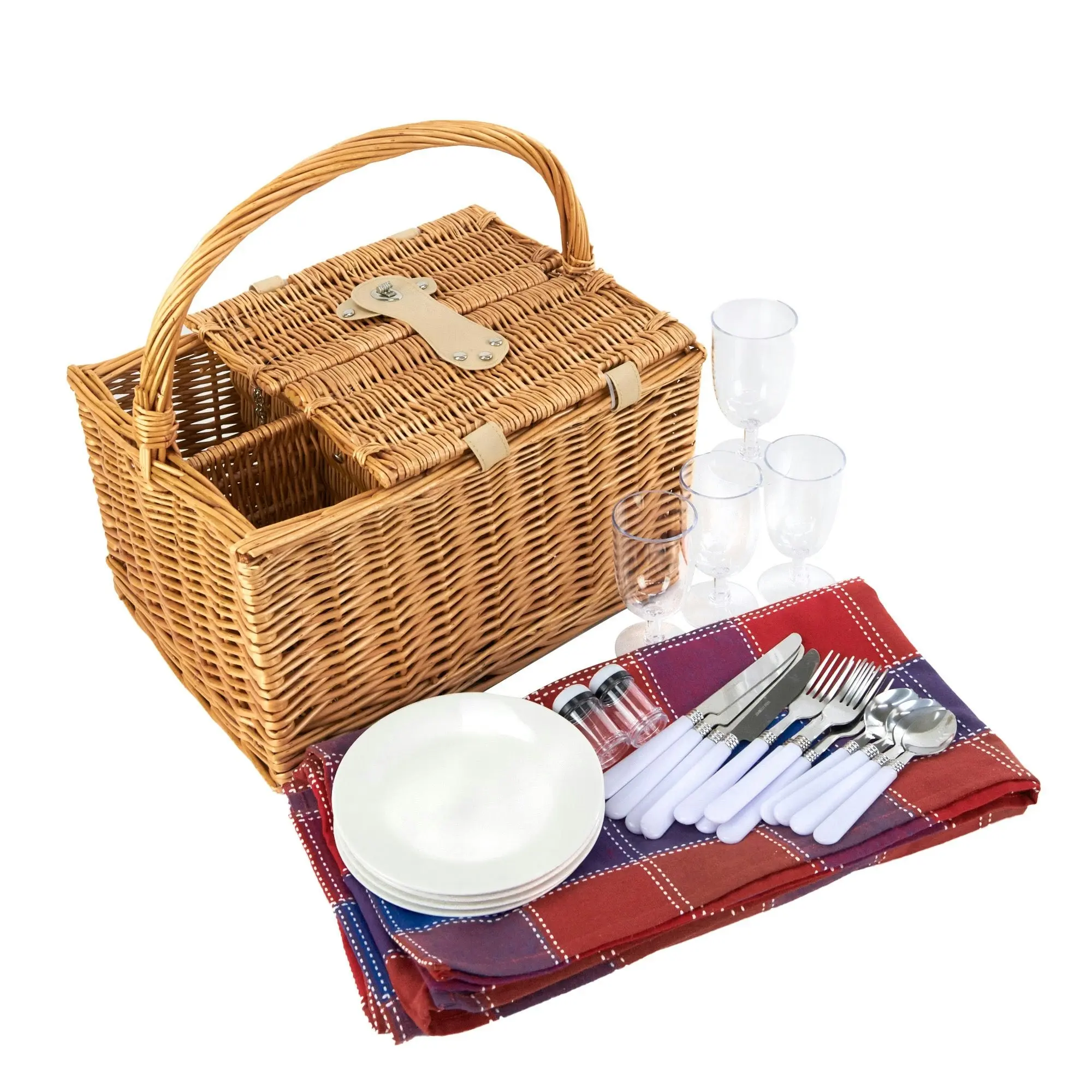 Makr Top Opening Picnic Basket- 24pc