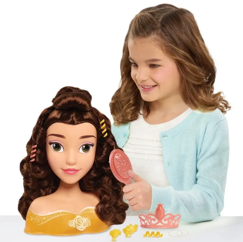 Disney Princess Belle Styling Head 10pcs Playset