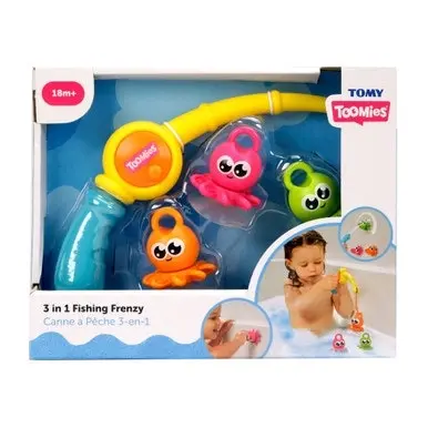 TOMY Toomies 3 in 1 Fishing Frenzy Bath Toy