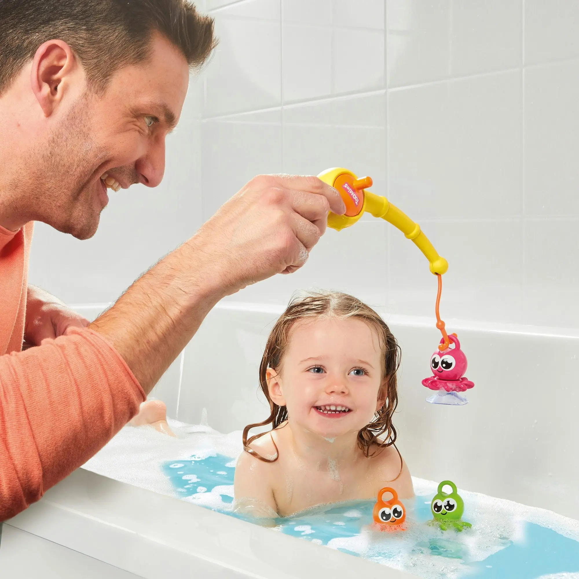 TOMY Toomies 3 in 1 Fishing Frenzy Bath Toy