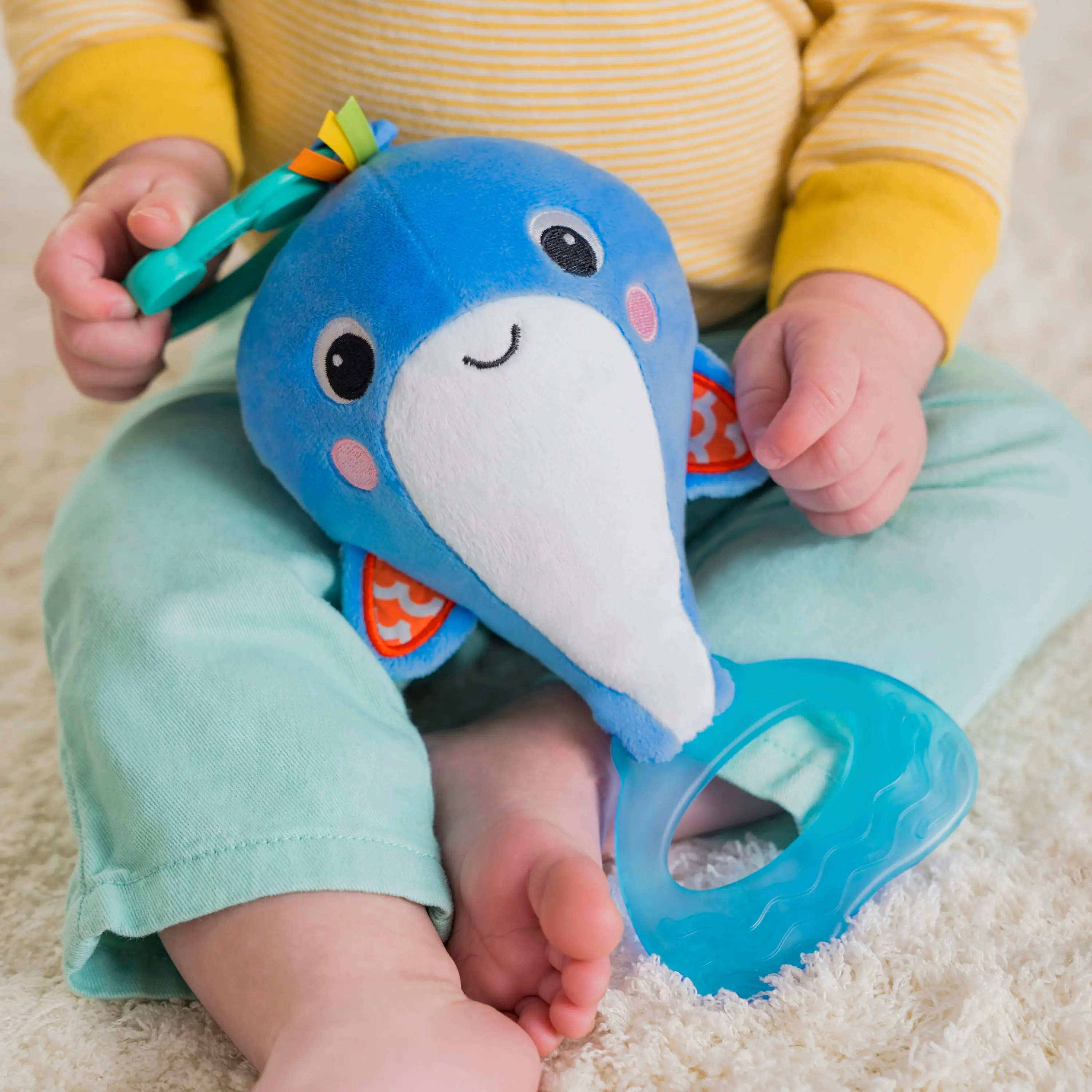 Whale-A-Roo Pull & Shake Toy