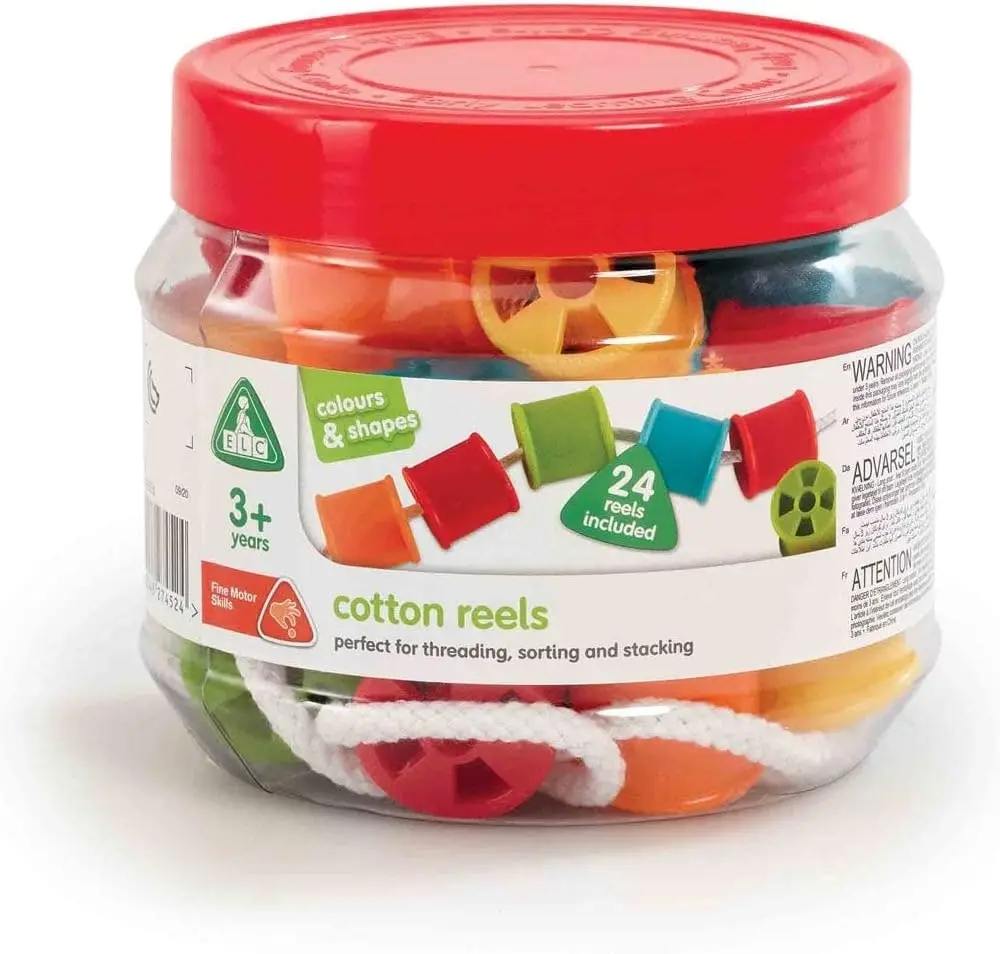 Early Learning Centre Cotton Reels Threading Toy Set