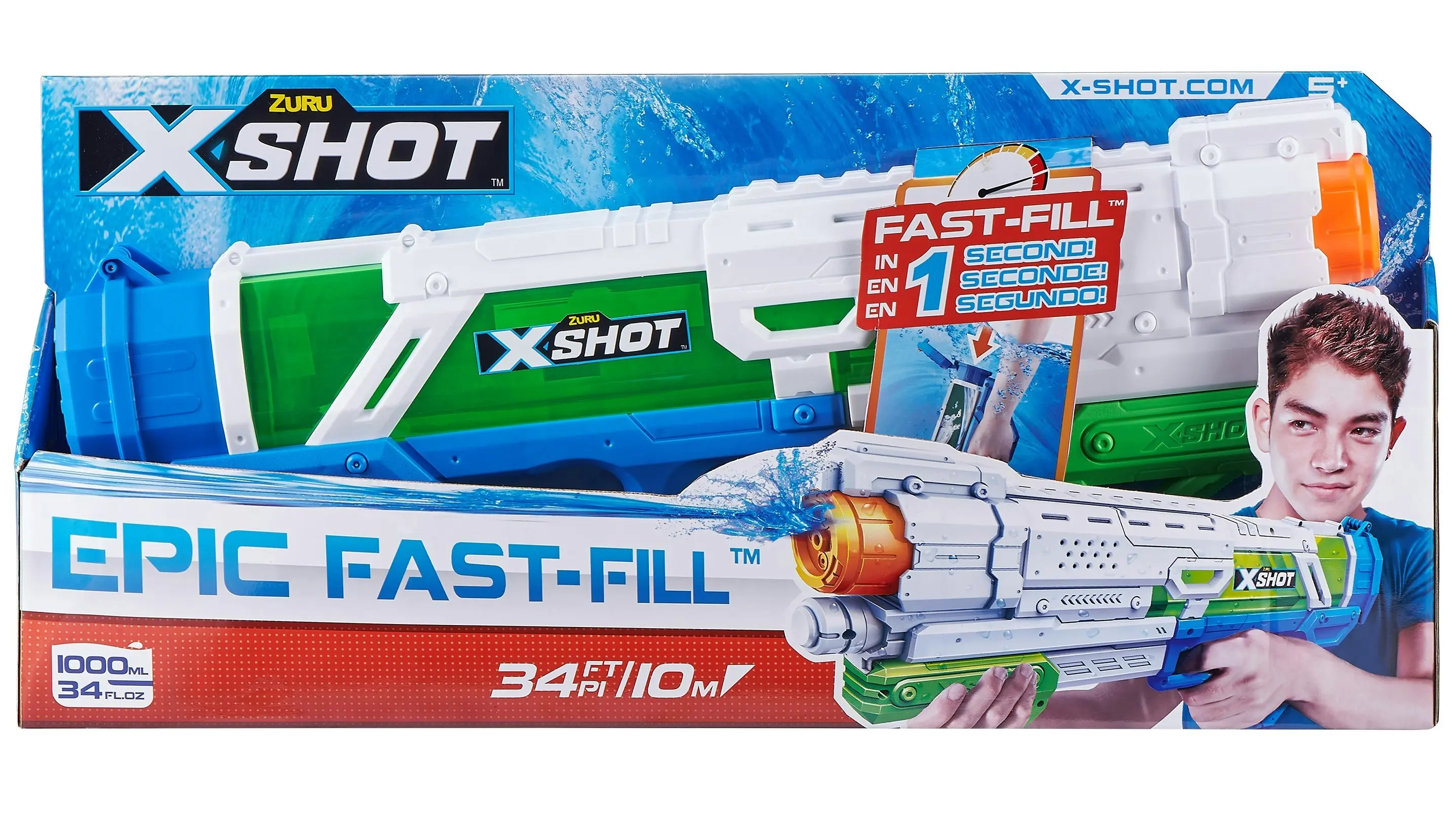 X-Shot Water Warfare Epic Fast-Fill Water Blaster