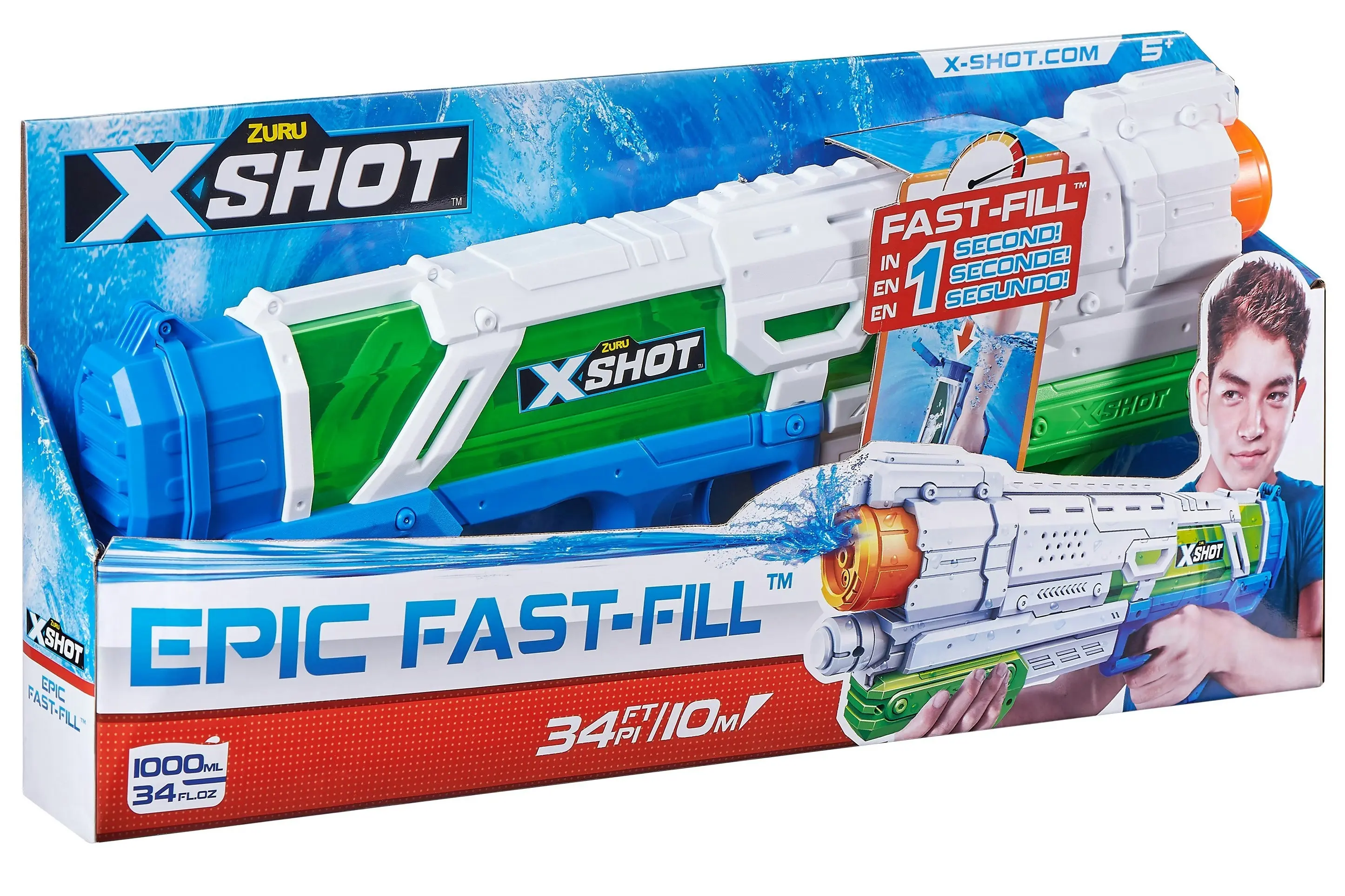 X-Shot Water Warfare Epic Fast-Fill Water Blaster