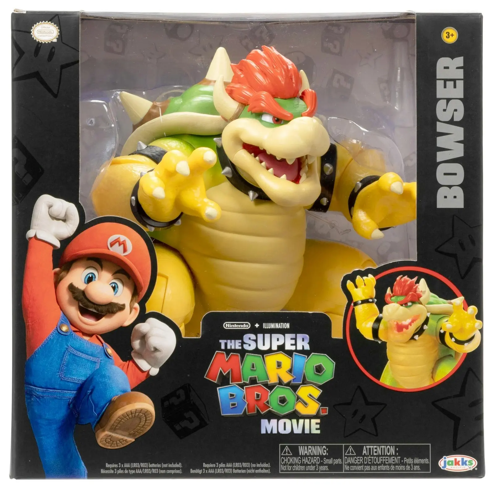 The Super Mario Bros. Movie - 7” Feature Bowser with Fire Breathing Effects