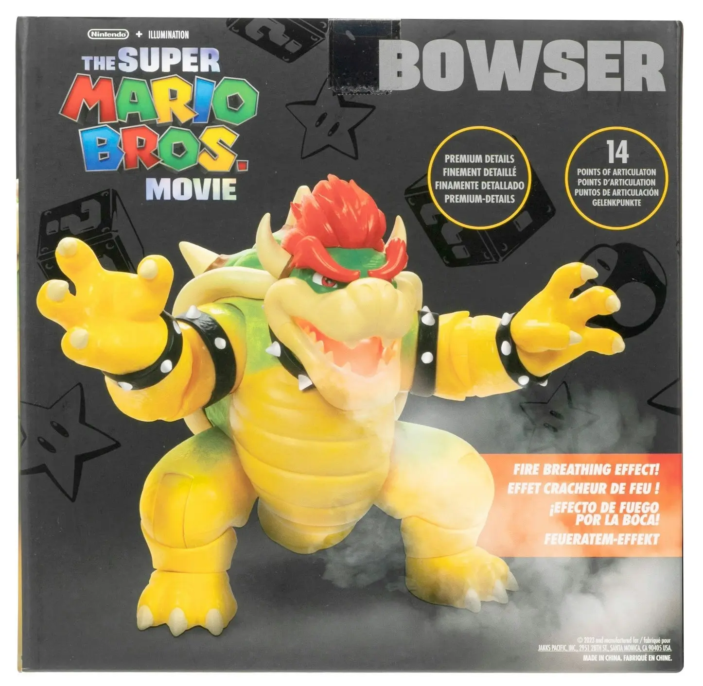 The Super Mario Bros. Movie - 7” Feature Bowser with Fire Breathing Effects