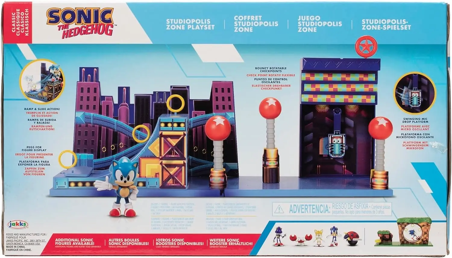 Sonic the Hedgehog Studiopolis Zone Playset