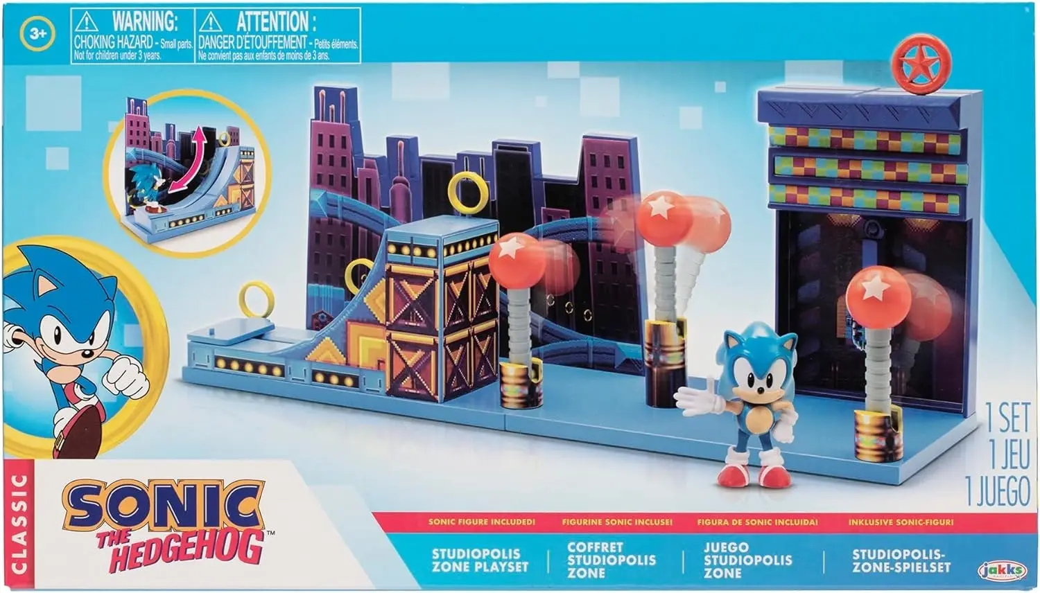 Sonic the Hedgehog Studiopolis Zone Playset