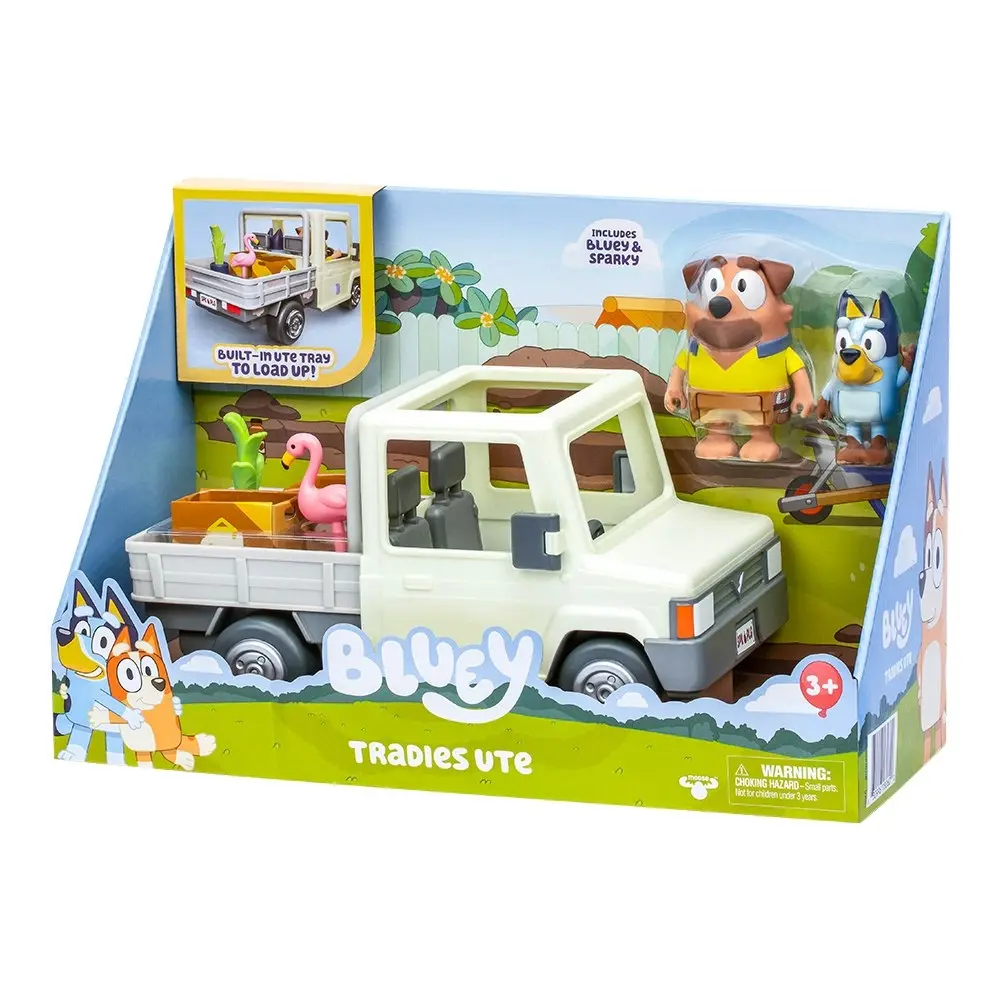 Bluey S10 Tradies Ute Vehicle And Figures