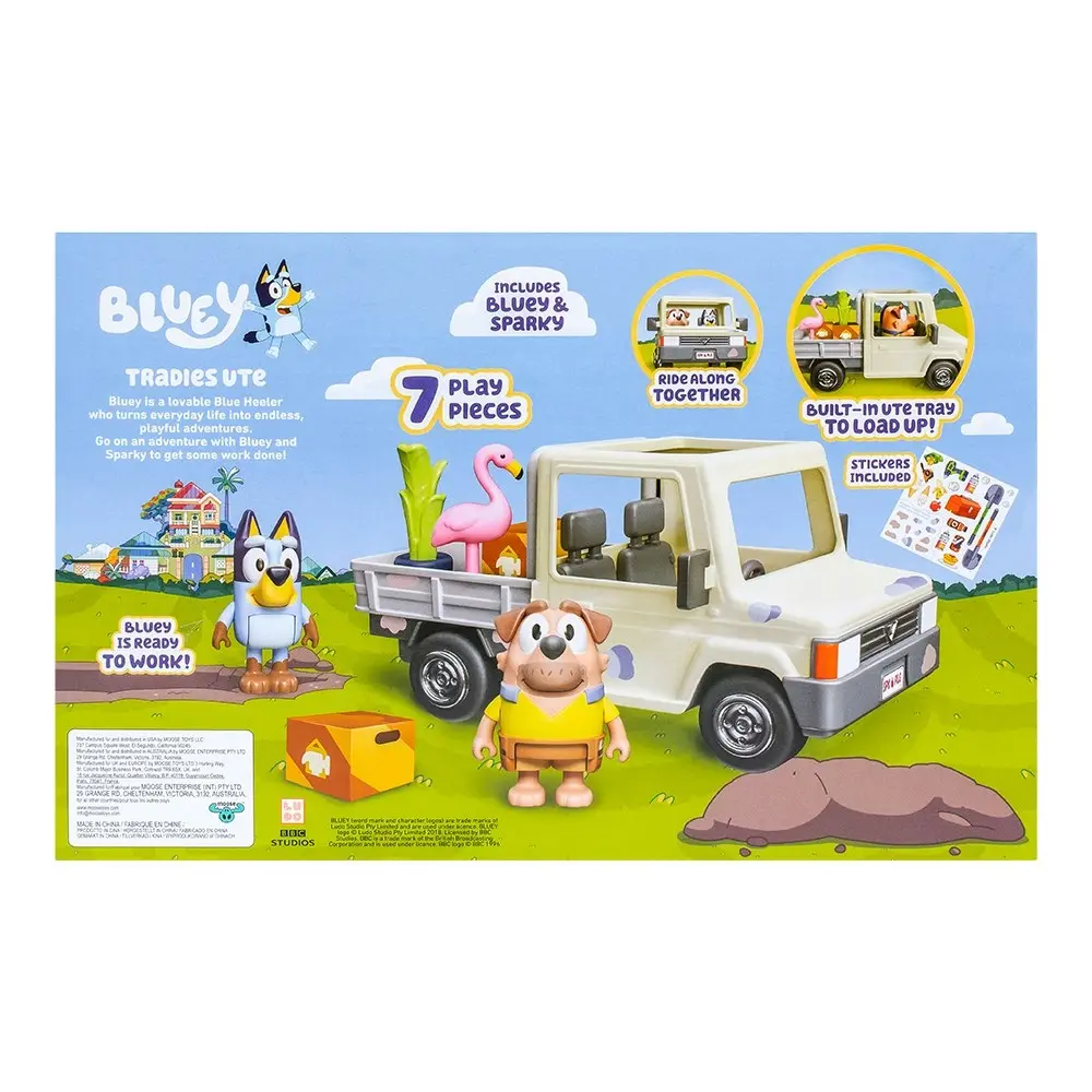 Bluey S10 Tradies Ute Vehicle And Figures