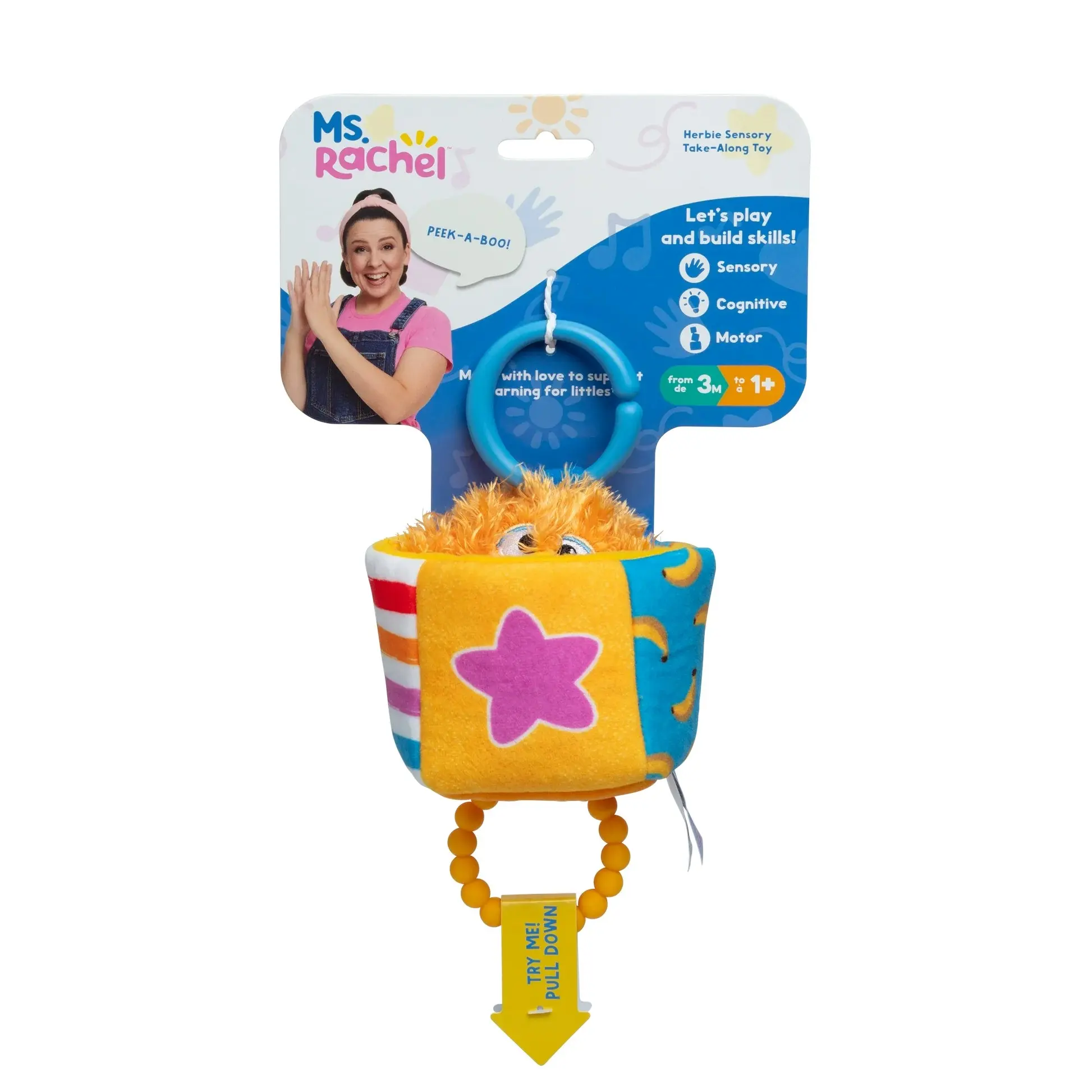 Ms Rachel Herbie Sensory Take-Along Toy