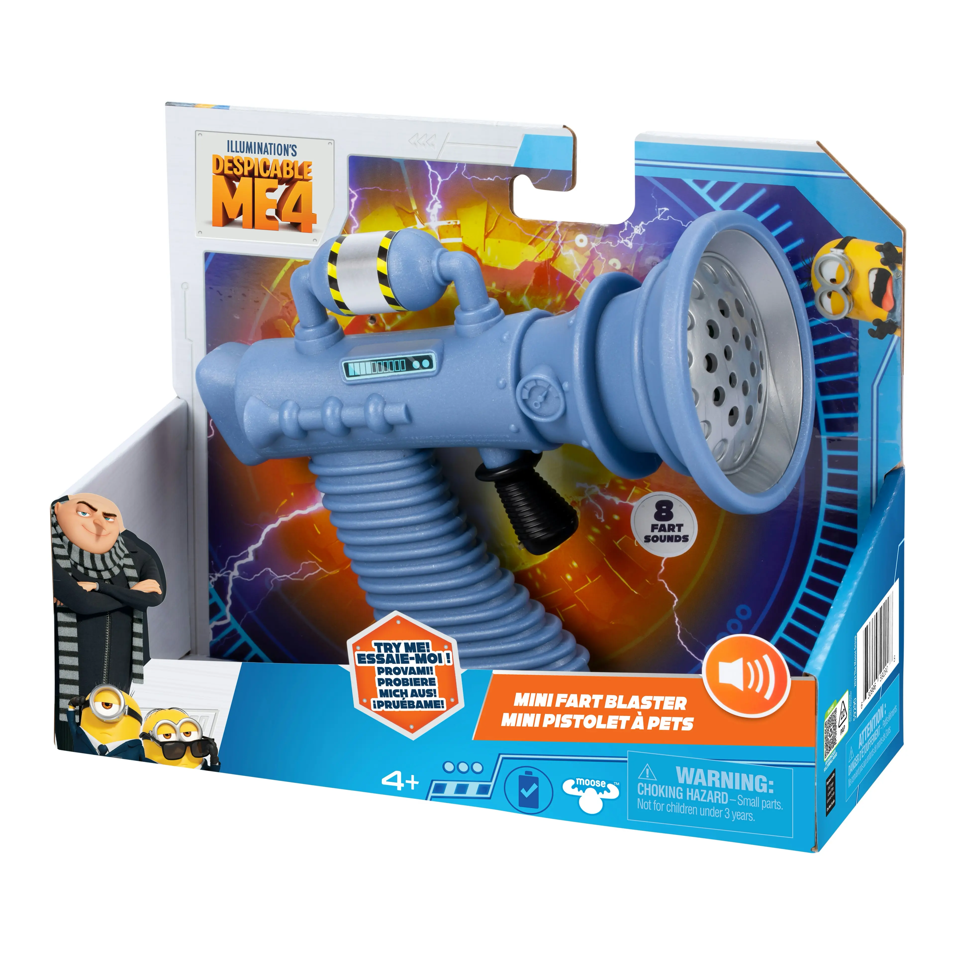 Minions Despicable Me 4 SFX Mini Fart Blaster