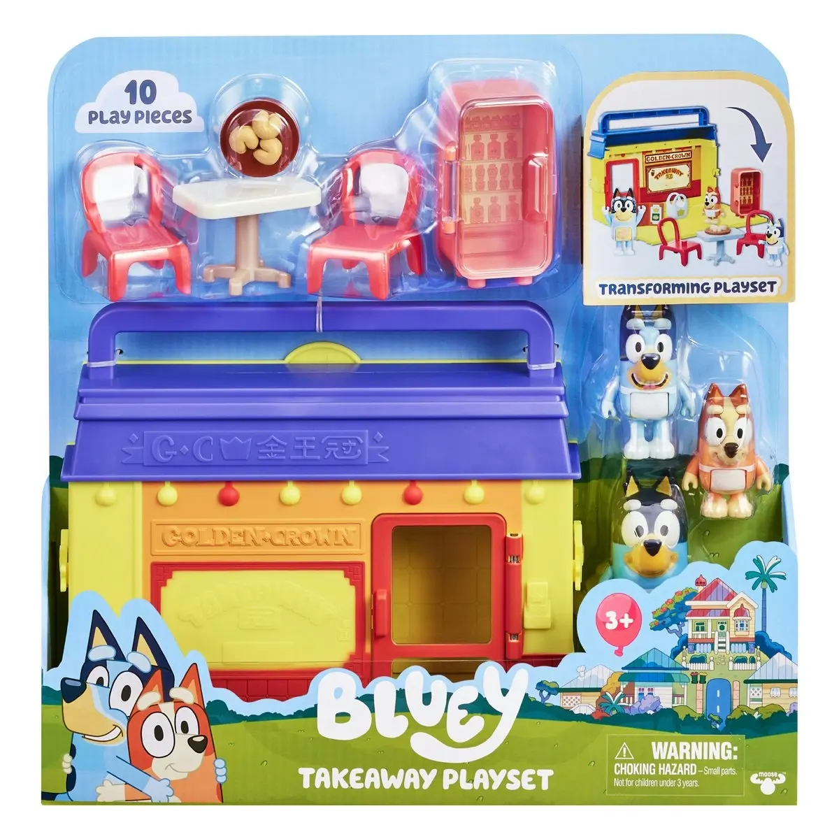 Bluey Takeaway Playset