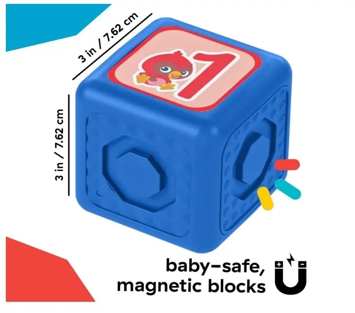 Baby Einstein: Dive & Soar Magnetic Activity Blocks (11 Pieces)