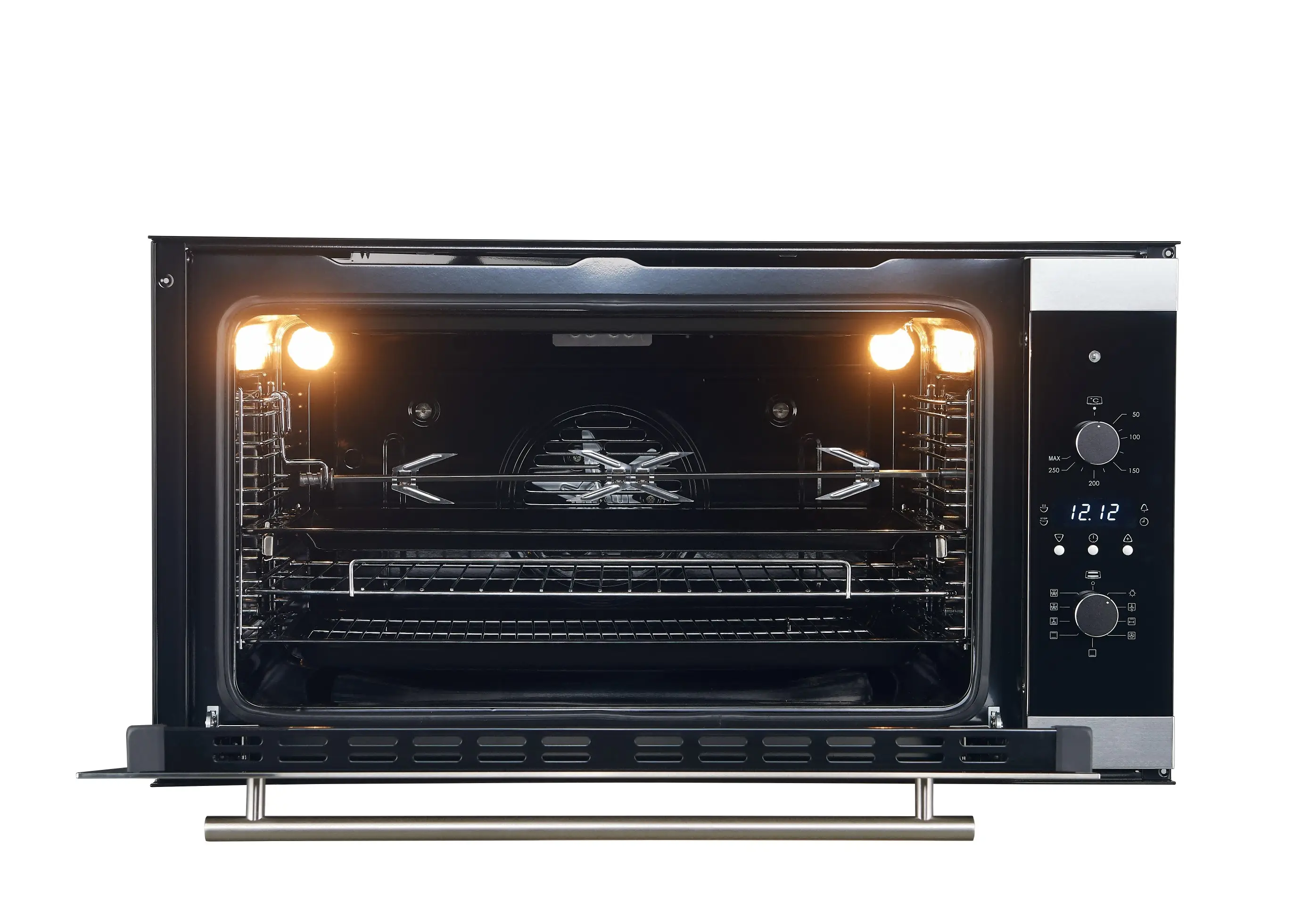 Brohn 90cm Built-in Electric Oven 9 Functions with Rotisserie