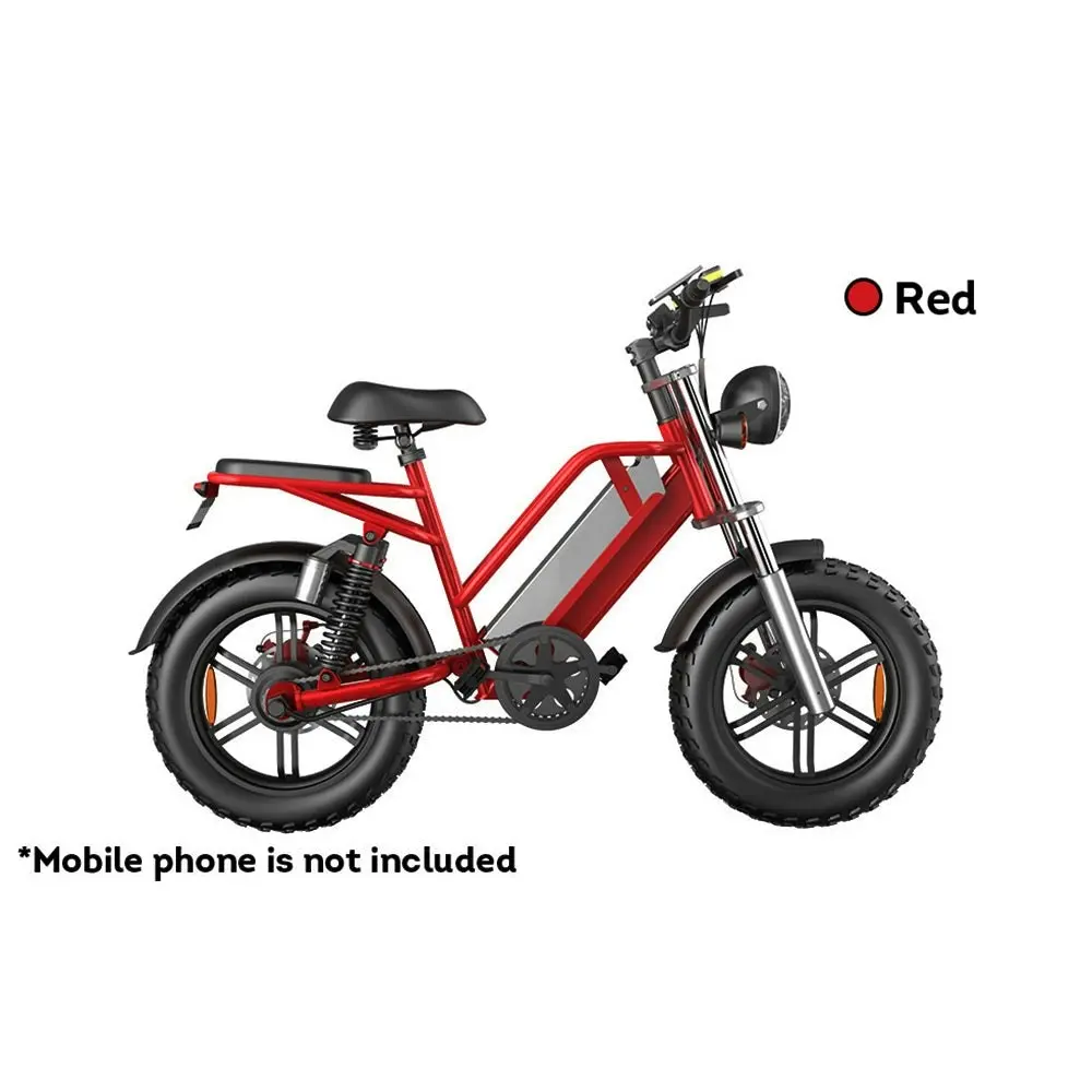 VOLTUS D70 48V 750W 20Ah 20.4 Inches Electric Bike Rekote Alarm