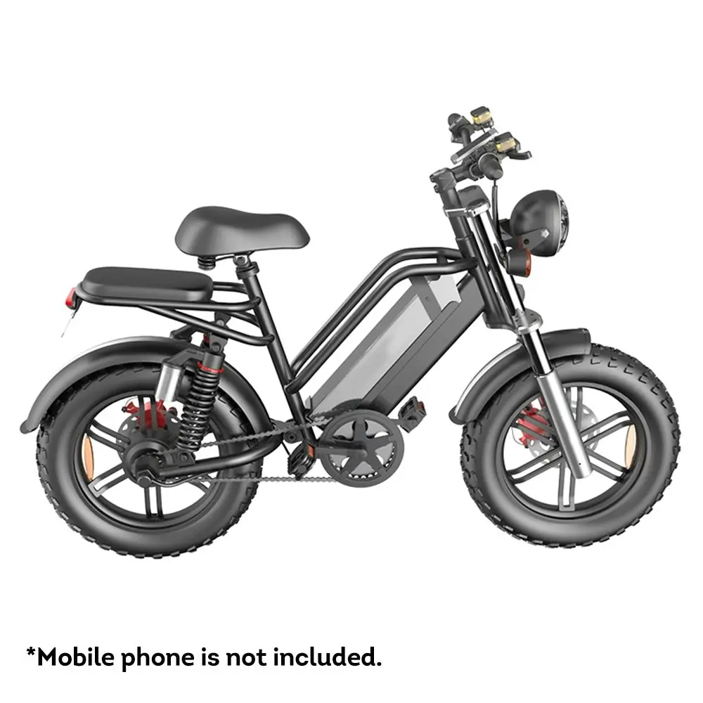 VOLTUS D70 48V 750W 20Ah 20.4 Inches Electric Bike Rekote Alarm