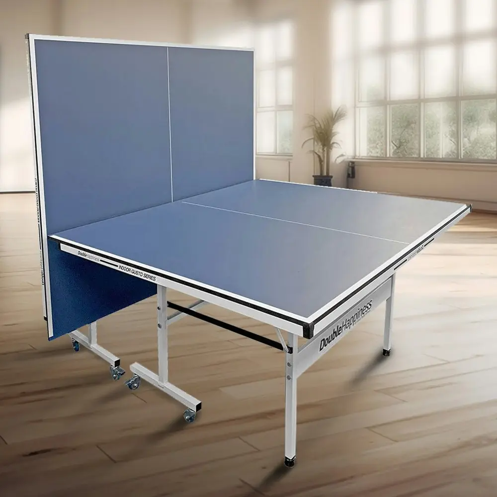 SPINIX Indoor Premium 19 Table Tennis Ping Pong Table Top With Free Accessories Package