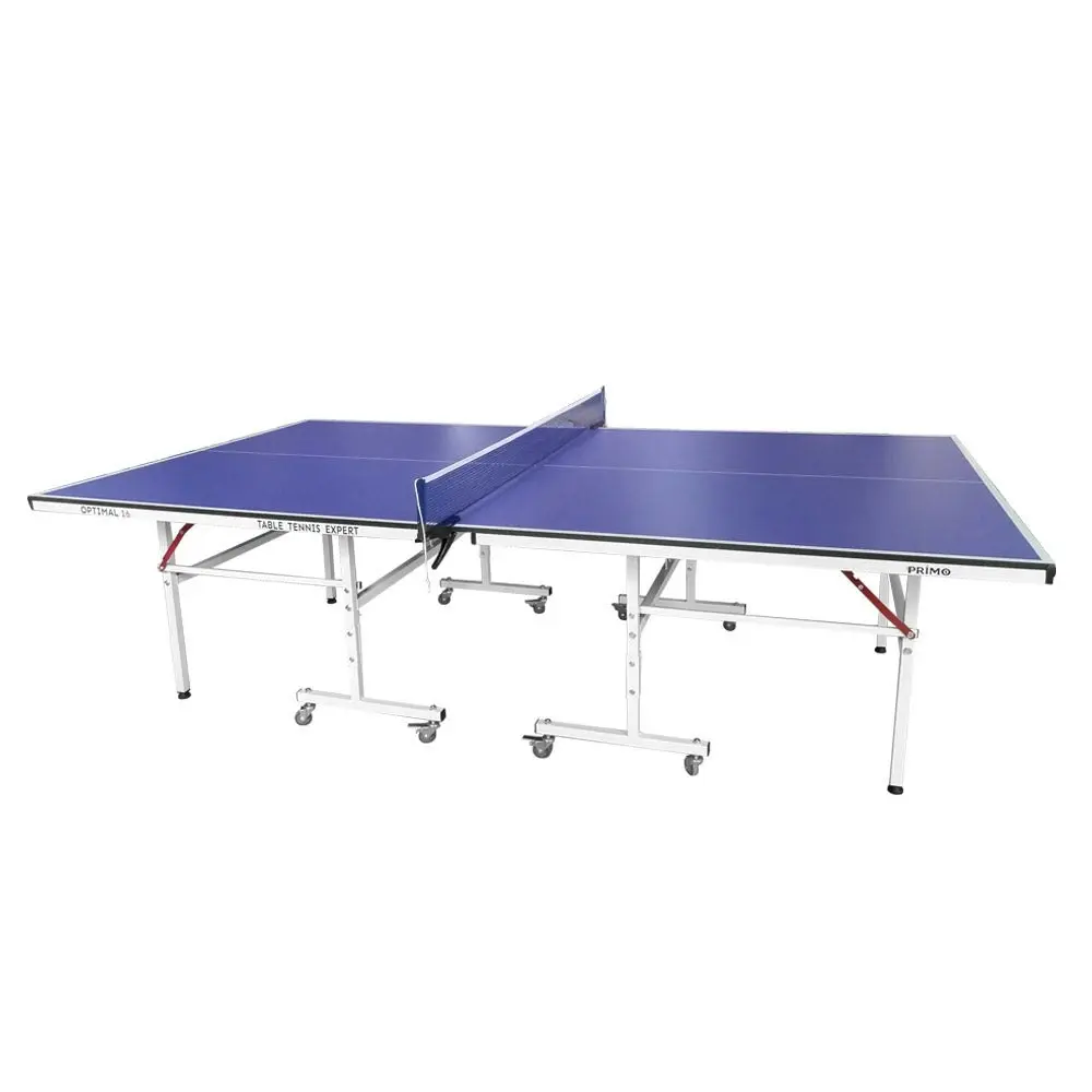 SPINIX Optimal 16 Indoor Table Tennis Ping Pong Table With Accessories Package - Blue Top