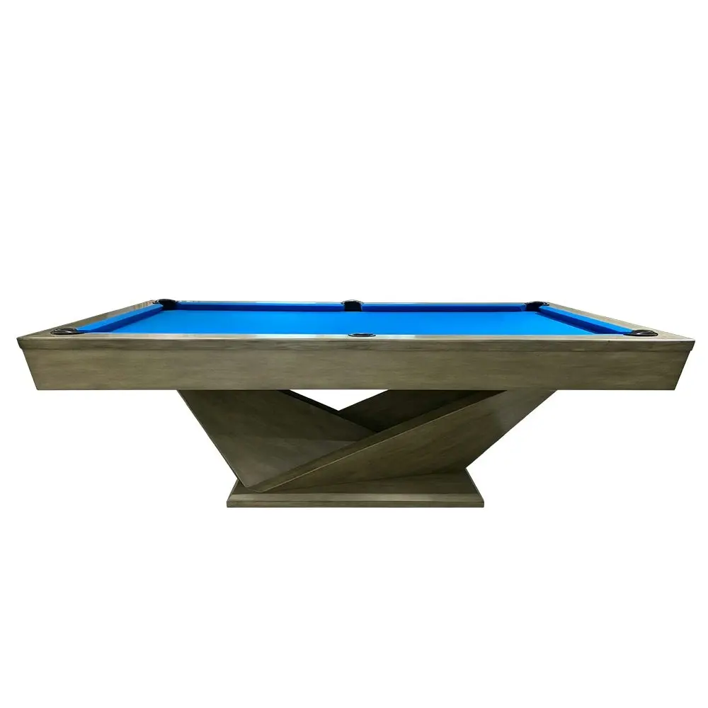 QUESLA WP06 7FT Luxury Slate Billiard Table W/ Free Accessories Pool Table - Grey&Blue