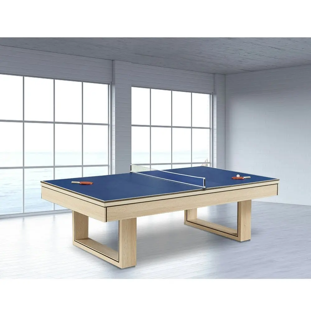 CUETIQ 7FT 3-IN-1 Simple Modern Pool Table/Billards Table/Pingpong Table/Dining Table With Free Accessories