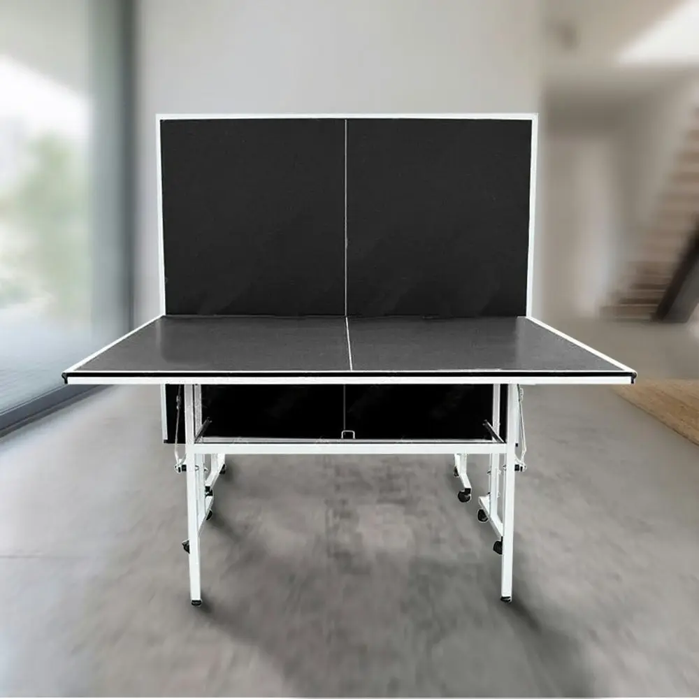 SPINIX Indoor Rollaway 13 Table Tennis Ping Pong Table With Free Accessories