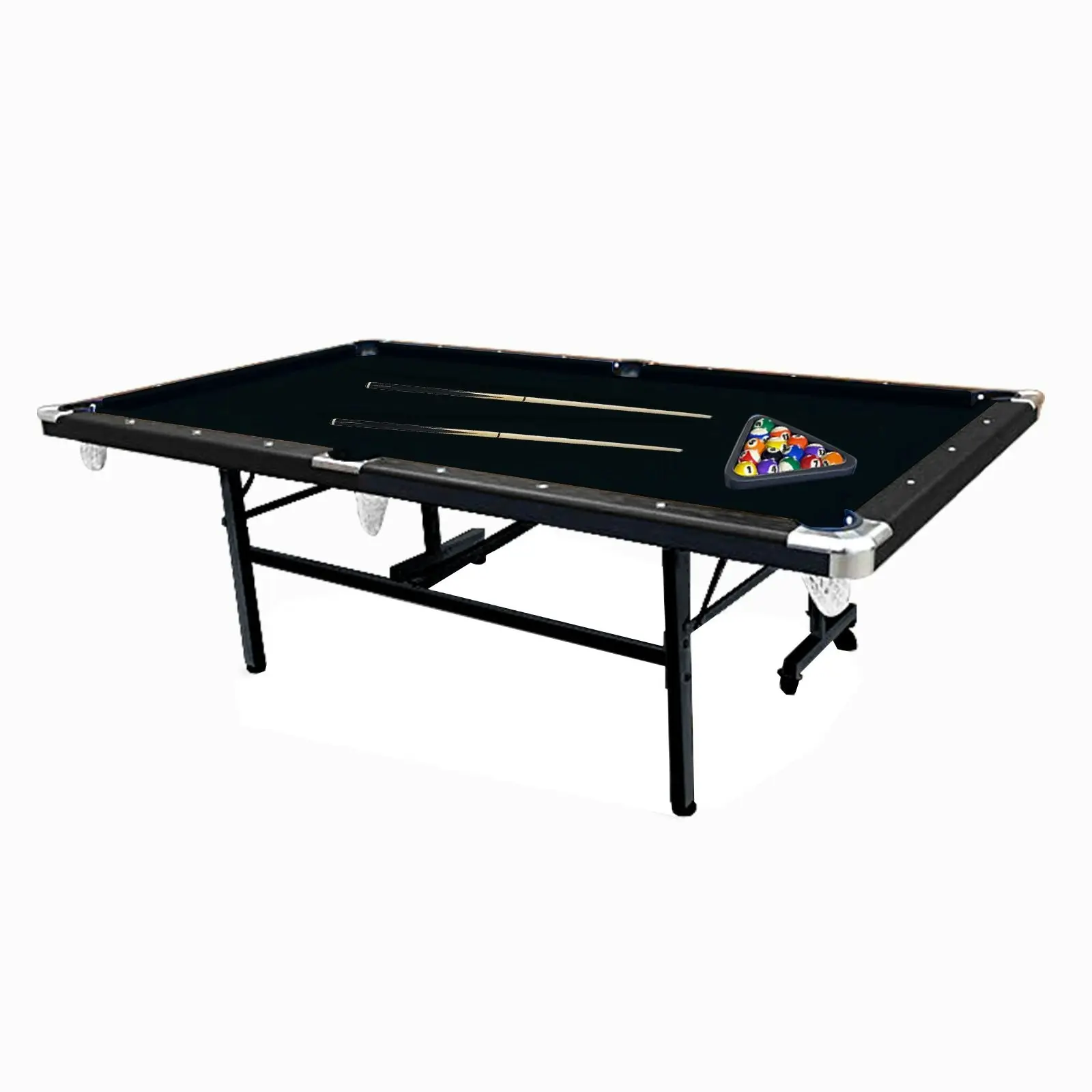 CUETIQ 6FT Foldable Pool Table Billiard Table Free Accessory