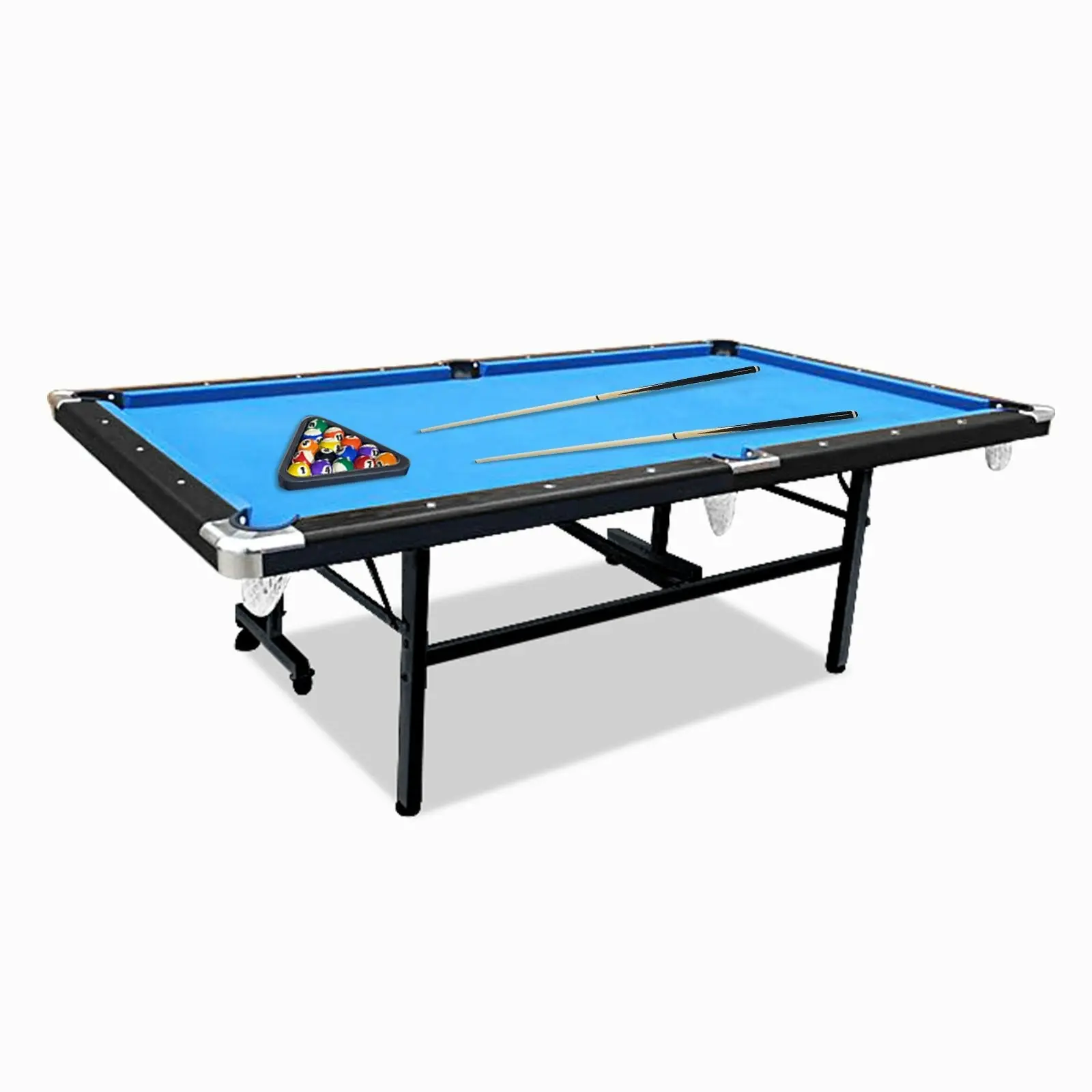 CUETIQ 6FT Foldable Pool Table Billiard Table Free Accessory