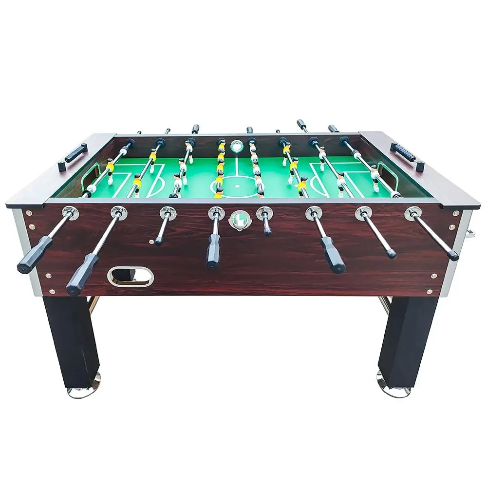 KICKSY 5FT Foosball Soccer Table With Solid Steel Rods Coffee Frame