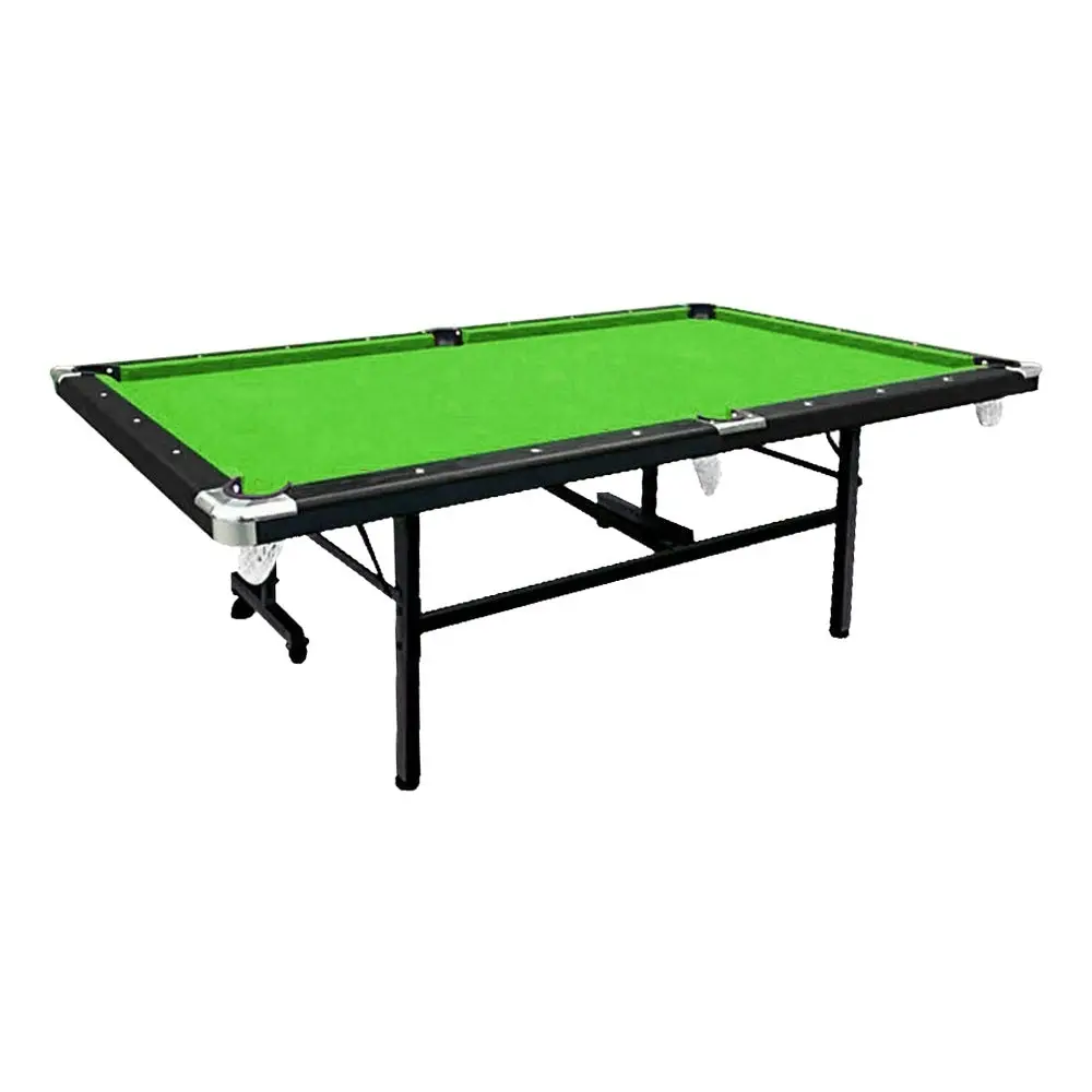 CUETIQ 7FT Foldable Pool Table Billiard Table Free Accessory For Small Room - Green Felt