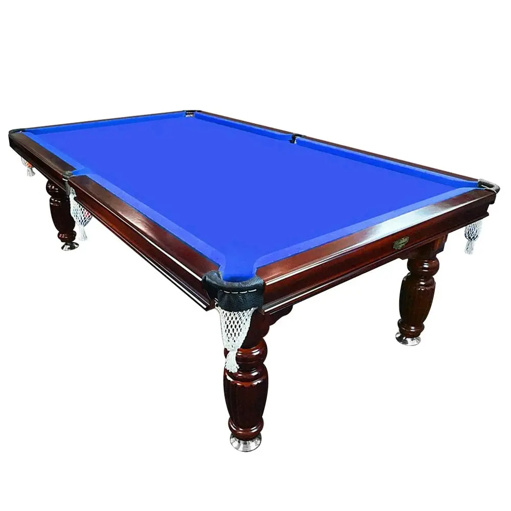 QUESLA 8FT Luxury Slate Pool Table Solid Timber Billiard Table Professional Snooker Game Table With Accessories Pack,Walnut Frame