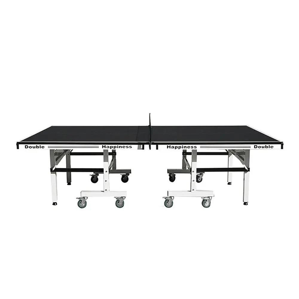 SPINIX Premium 19 Indoor Table Tennis/Ping Pong Table Top With Free Accessories - Black Top