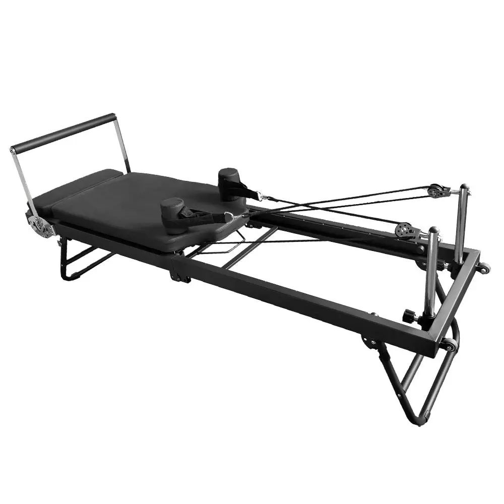 FLEXIO Multi-purpose Foldable Steel Frame Pilates Reformer Pilates Tables-Black