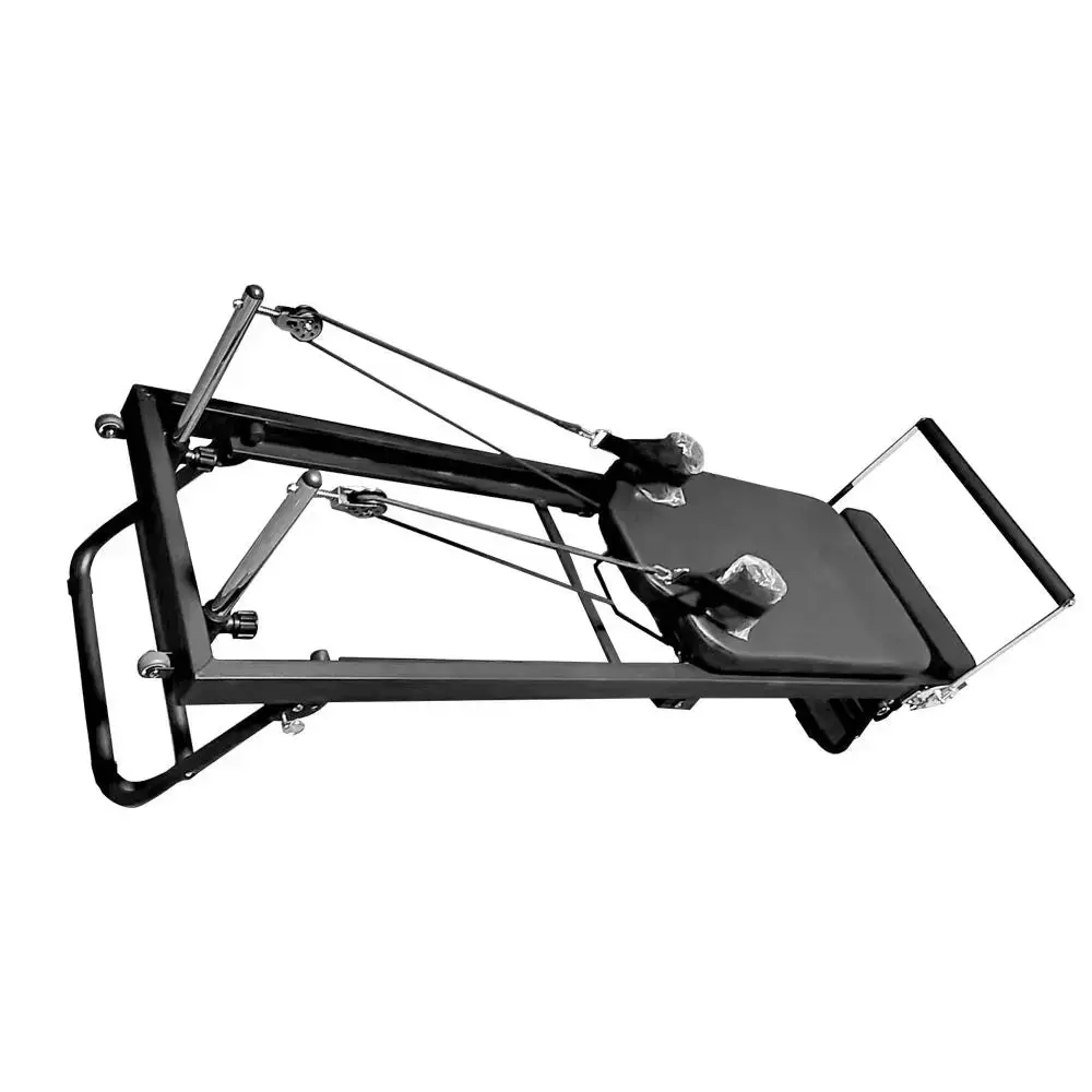 FLEXIO Multi-purpose Foldable Steel Frame Pilates Reformer Pilates Tables-Black