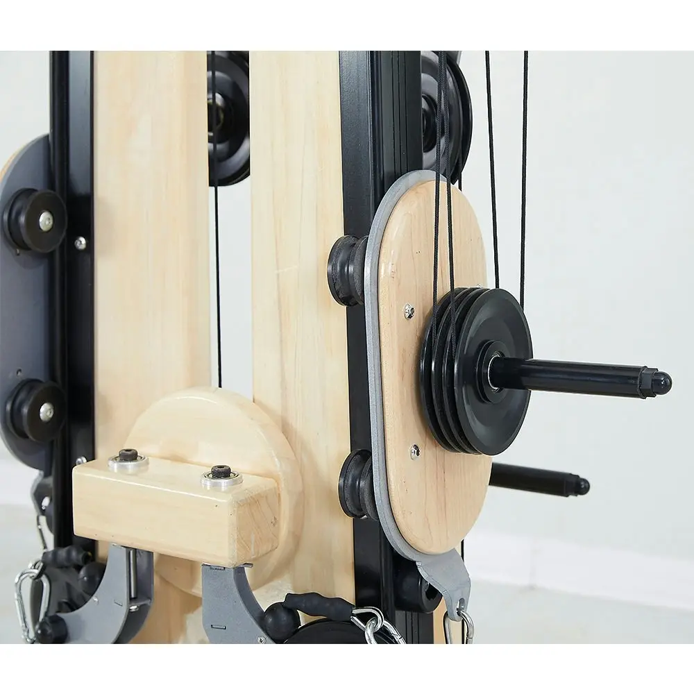 COREVA MN020 White Maple Pulley Tower Pilates Machine Home Gym Train Equipment Machine - Wood