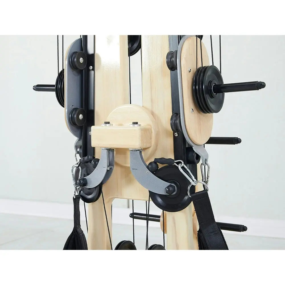 COREVA MN020 White Maple Pulley Tower Pilates Machine Home Gym Train Equipment Machine - Wood