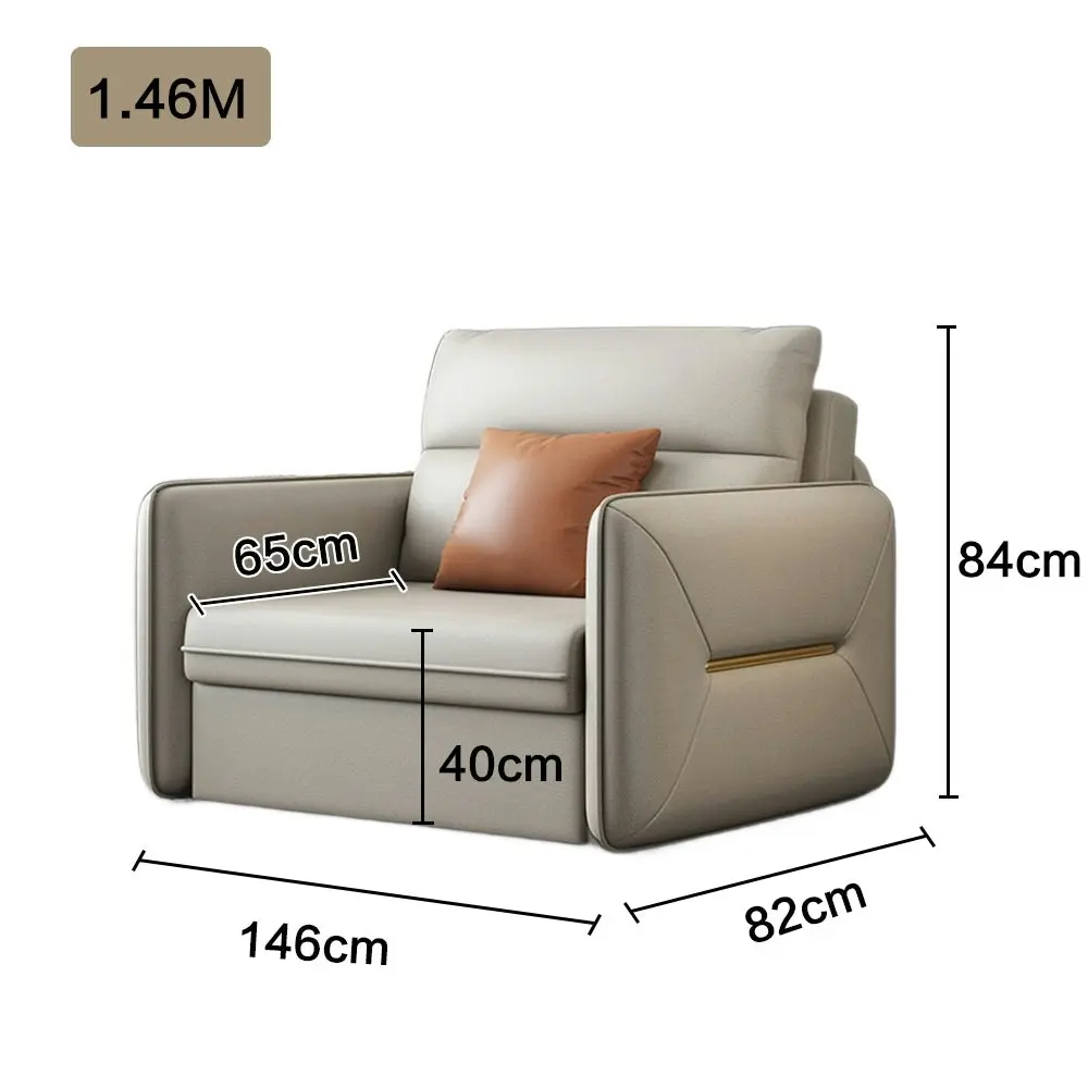 LIVARA 106CM/126CM/146CM Technological Fabric Foldable Sofa Bed