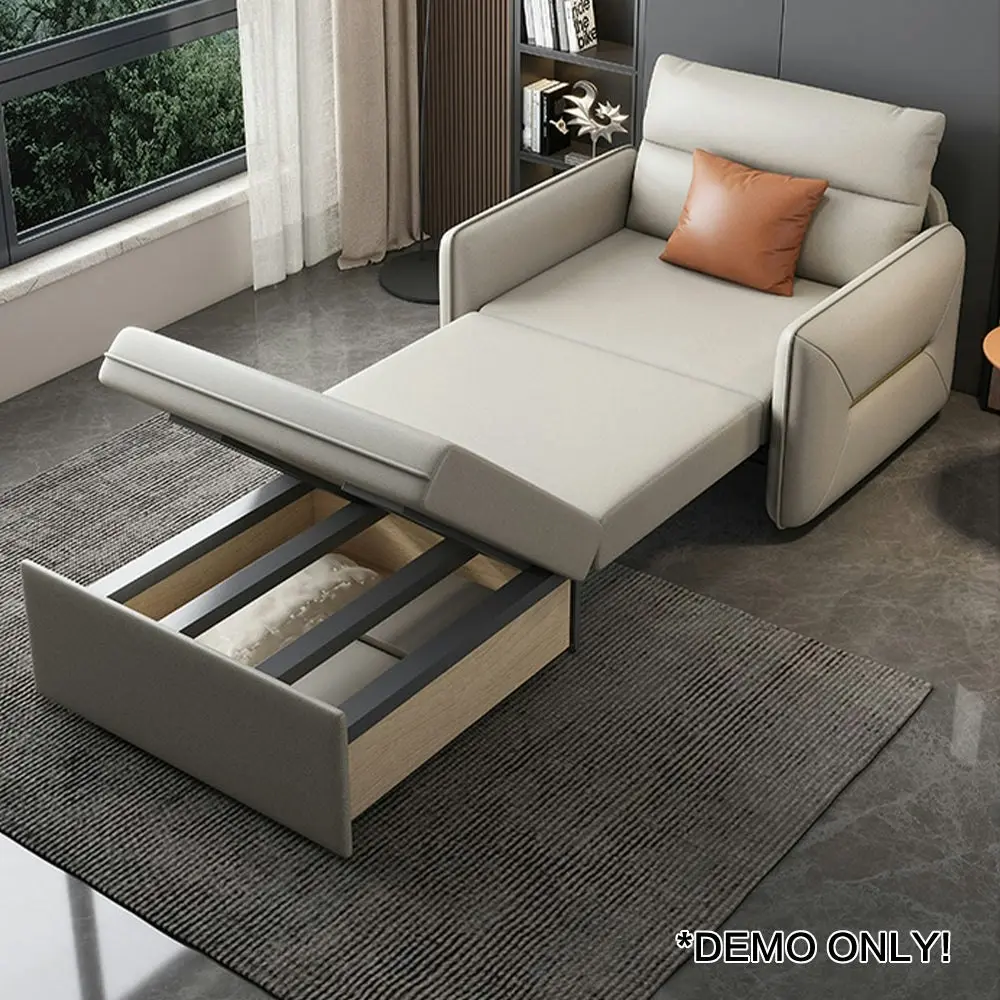 LIVARA 106CM/126CM/146CM Technological Fabric Foldable Sofa Bed