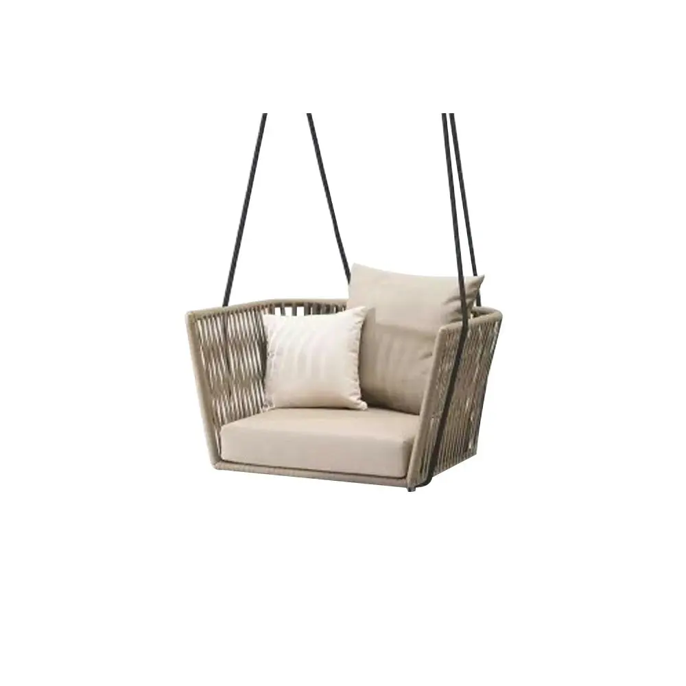 LIVARA PE Rattan Outdoor Sofa Garden Chair - Dark Khaki