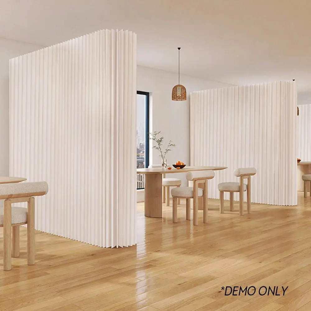 LIVARA 200/400cm Length Minimalist Style Room Divider - White